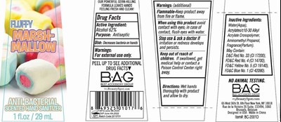 Image Description (Fluff Marsh Mallow Scented Hand Sanitizer 29 mL 62 Vv)